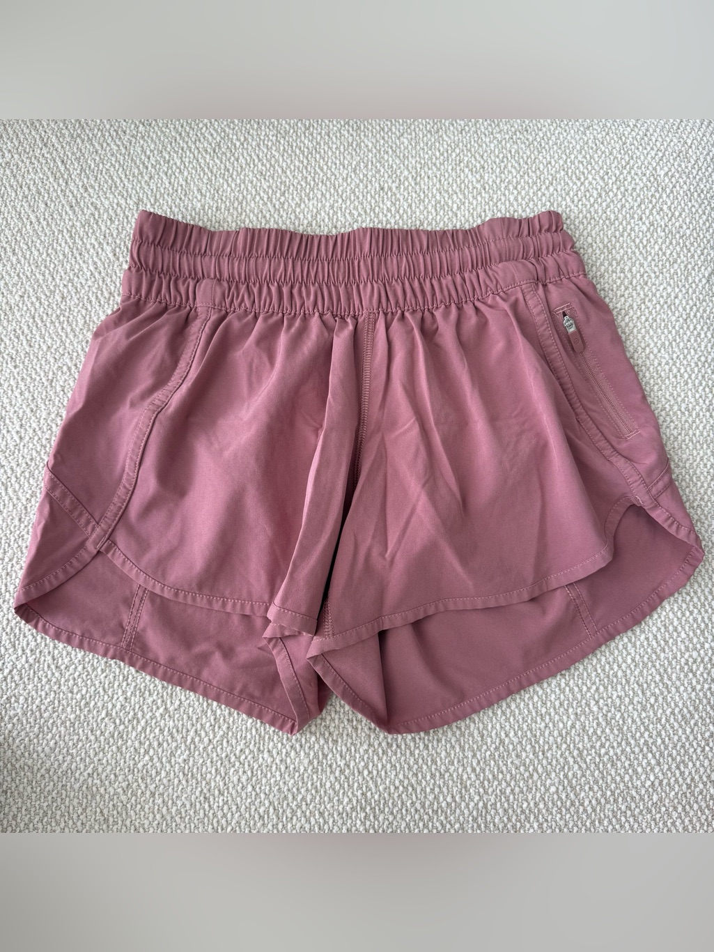 Lululemon Athletica Mauve Pink Tracker Shorts